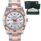 MINT 2006 Rolex DateJust Turn-O-Graph 116261 Rose Gold Two Tone Steel Watch