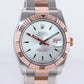 MINT 2006 Rolex DateJust Turn-O-Graph 116261 Rose Gold Two Tone Steel Watch Box