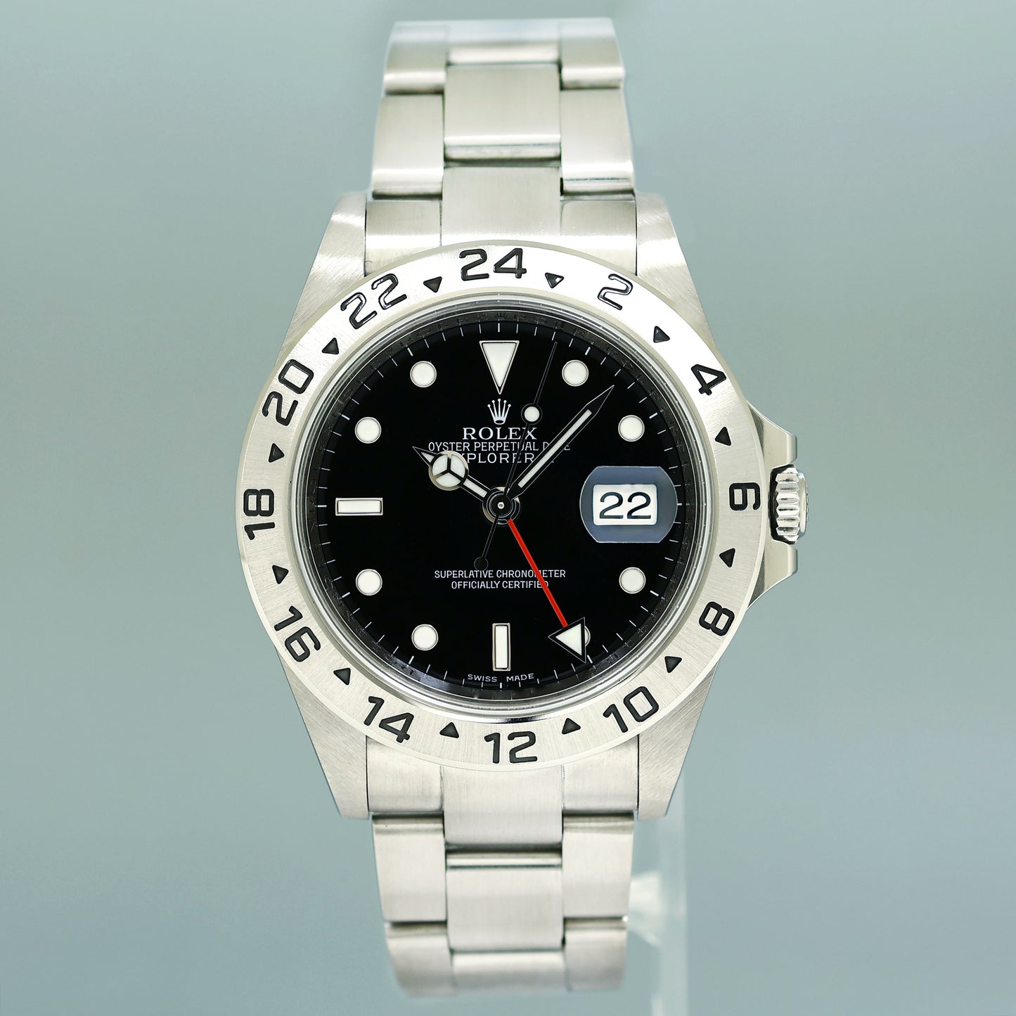MINT 2008 PAPERS Rolex 16570 Black Steel 3186 Movement Explorer 40mm Watch Box