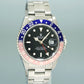 PATINA FADED BEZEL Rolex 16700 GMT-Master Pepsi Blue Red 40mm Tritium Steel 16700 Watch Box