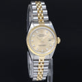 MINT Ladies Rolex DateJust 69173 Two Tone Diamond Gold Jubilee 26mm Watch