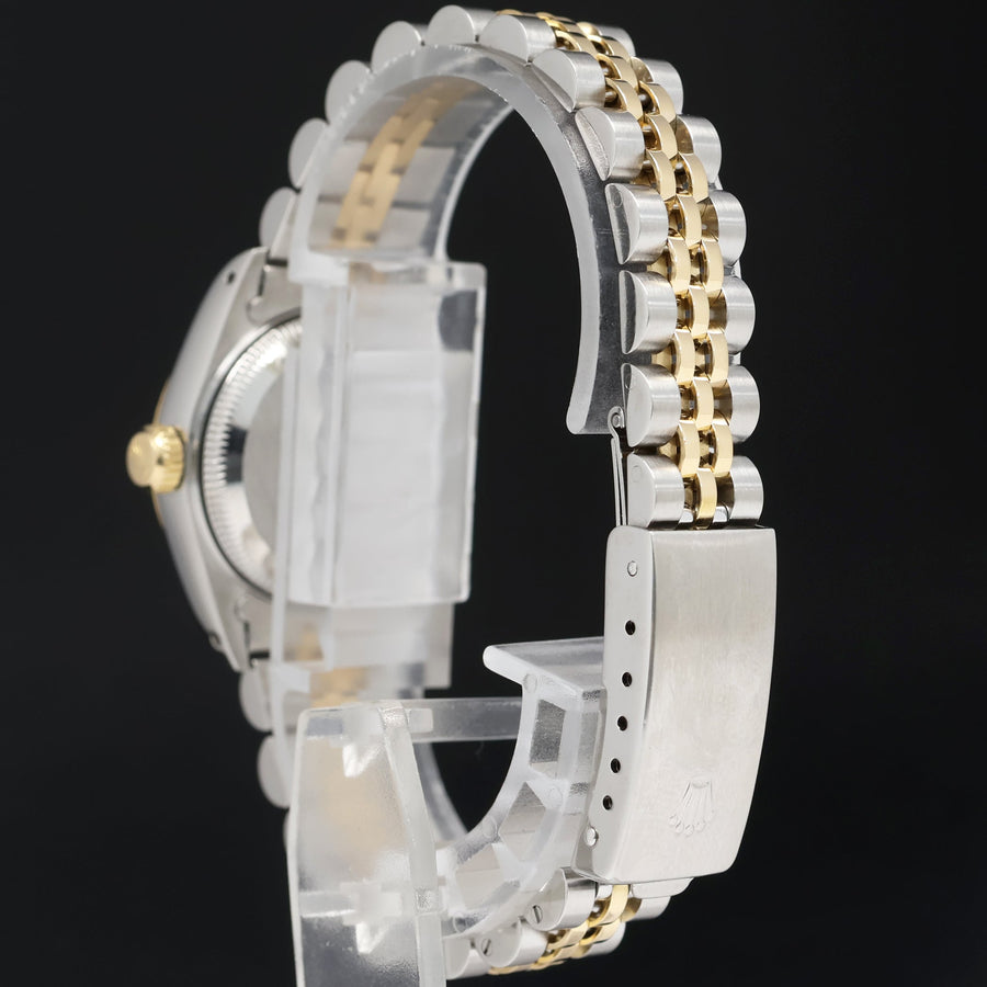 MINT Ladies Rolex DateJust 69173 Two Tone Diamond Gold Jubilee 26mm Watch