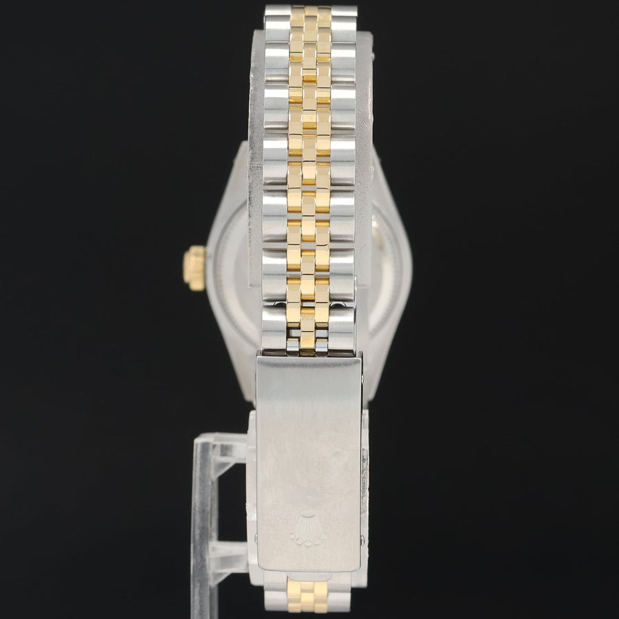 MINT Ladies Rolex DateJust 69173 Two Tone Diamond Gold Jubilee 26mm Watch