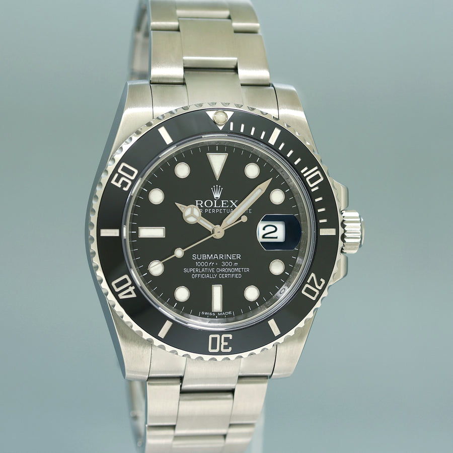 2025 CPO PAPERS Rolex Submariner Date 116610 Steel Black Dial Ceramic Watch Box