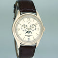 MINT 2011 PAPERS Patek Philippe 5146G White Gold Annual Calendar 39mm Moon Watch