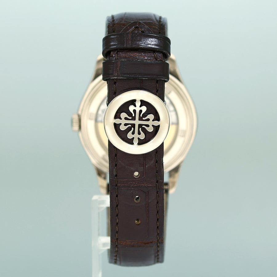 MINT 2011 PAPERS Patek Philippe 5146G White Gold Annual Calendar 39mm Moon Watch
