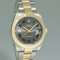 2020 MINT Rolex 126333 DateJust 41 Two Tone Gold Wimbledon Oyster Watch Box