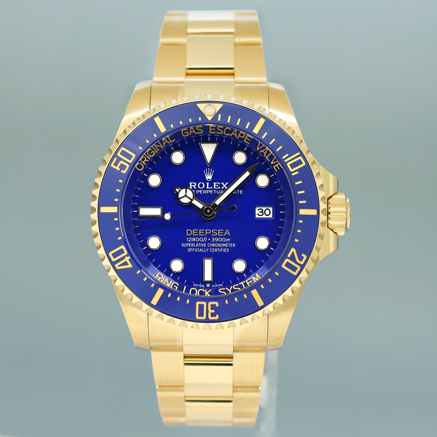 2025 NEW PAPERS Rolex Sea-Dweller Deepsea 44mm Yellow Gold 136668 Watch Box