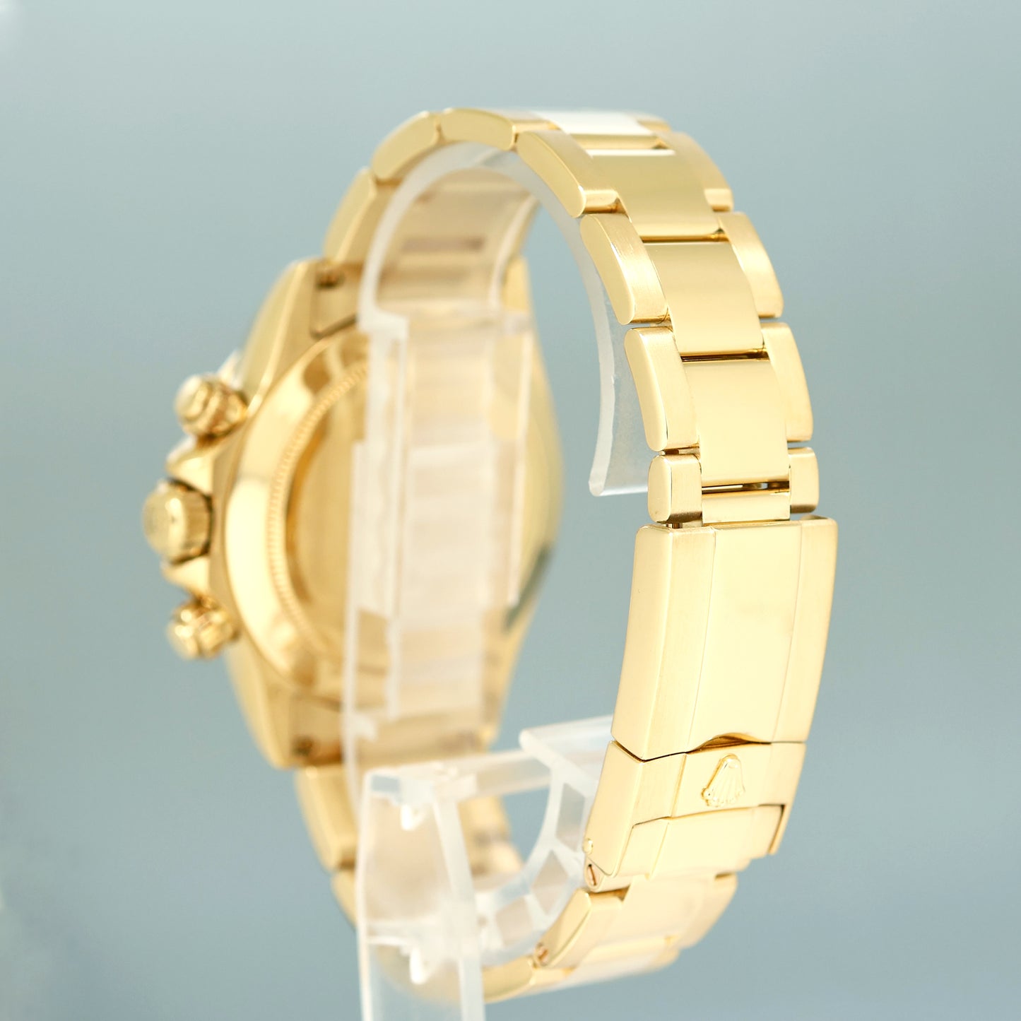MINT Rolex Daytona 116528 Champagne Paul Newman 40mm Chrono Yellow Gold Watch