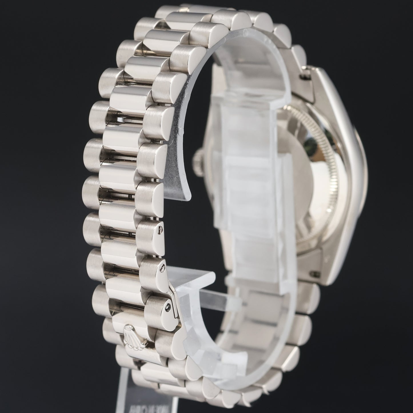 MINT Rolex President Day Date Rhodium Roman 118239 White Gold 36mm Watch Box