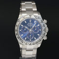 2023 NEW PAPERS Rolex Daytona Blue Dial Chrono 116509 Cosmograph White Gold Watch