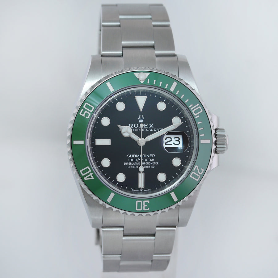 MINT 2023 Rolex Submariner 41mm GREEN KERMIT MK2 Starbucks 126610LV Watch Box
