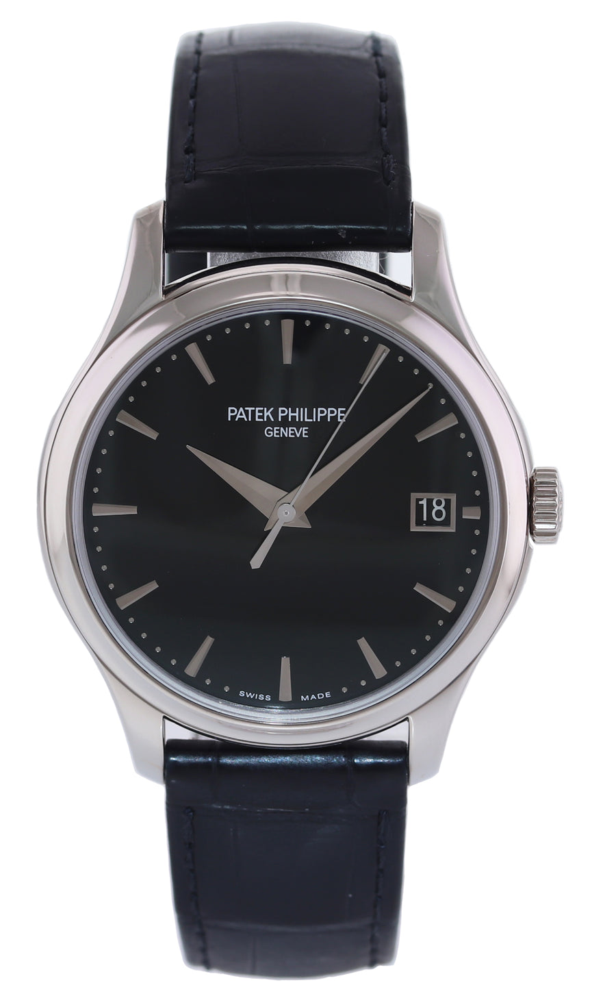 MINT Patek Philippe 5227G 39mm White Gold Black Dial Leather Watch Box