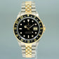 2023 RSC Papers Rolex GMT-Master II 2 16713 Two-Tone Yellow Jubilee Black Dial 40mm Watch Box