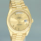 2021 PAPERS Rolex Day-Date 40 President 228238 Champagne Roman Yellow Gold Watch