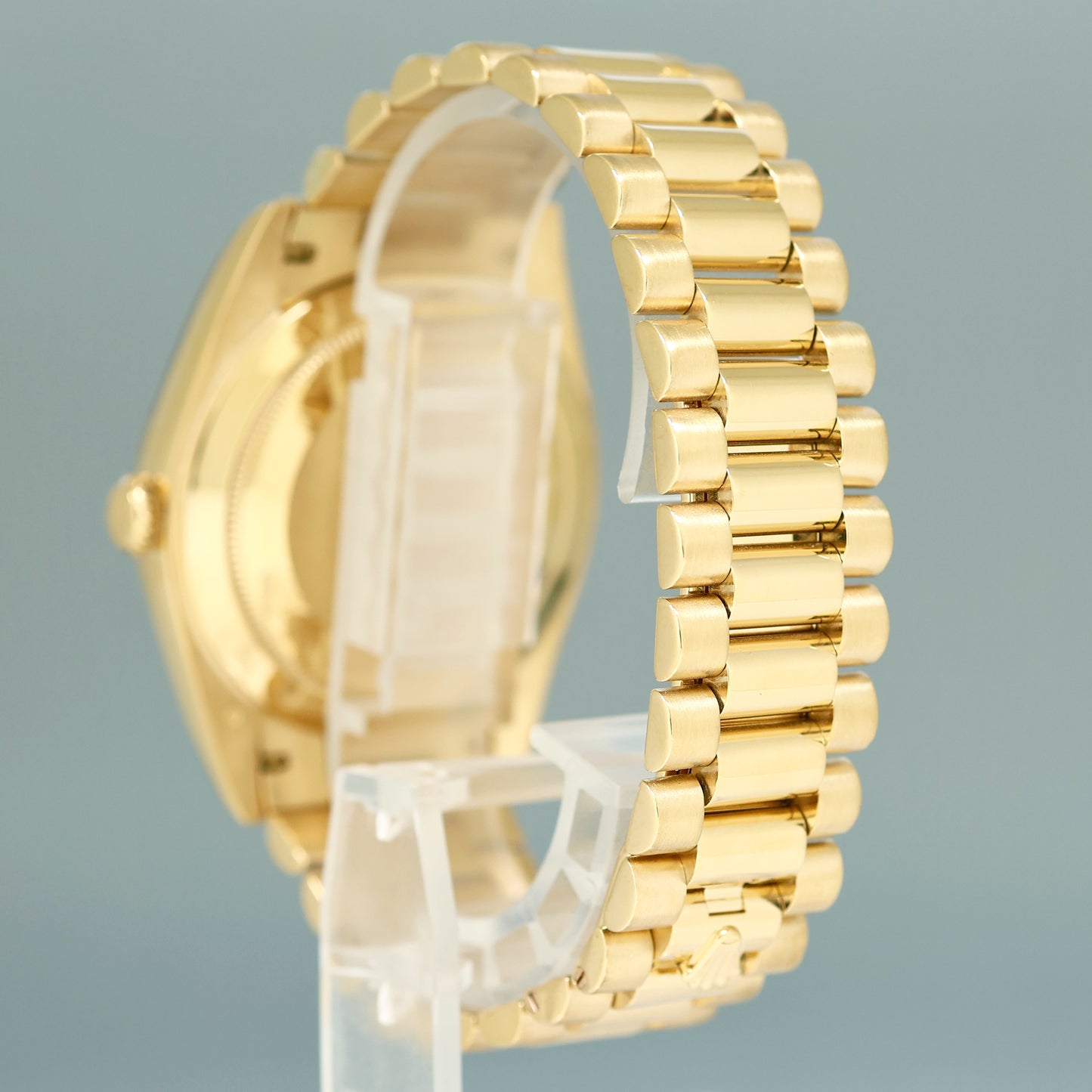 2021 PAPERS Rolex Day-Date 40 President 228238 Champagne Roman Yellow Gold Watch