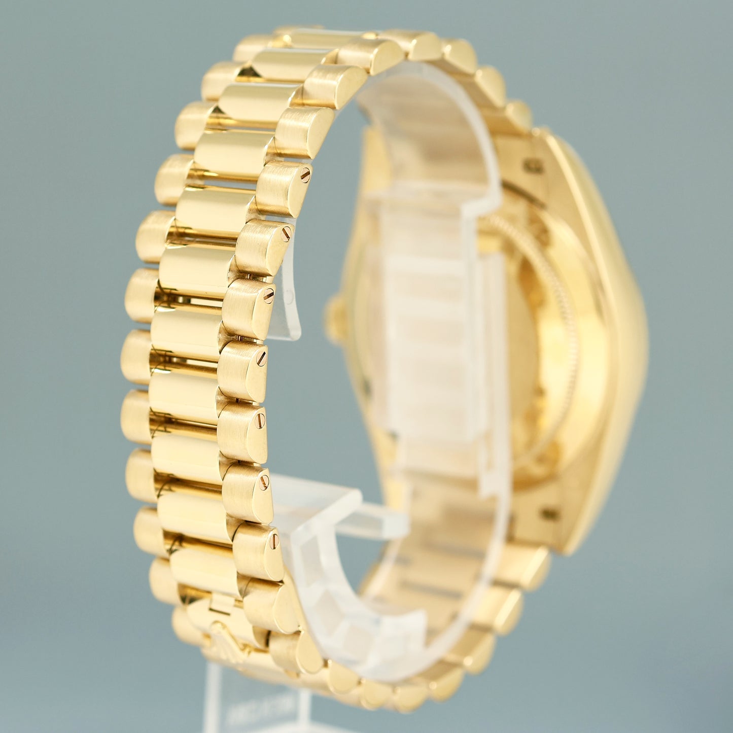 2021 PAPERS Rolex Day-Date 40 President 228238 Champagne Roman Yellow Gold Watch