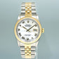 MINT Rolex DateJust 36mm Mother of Pearl Roman 16233 Two Tone Steel Jubilee Watch Box