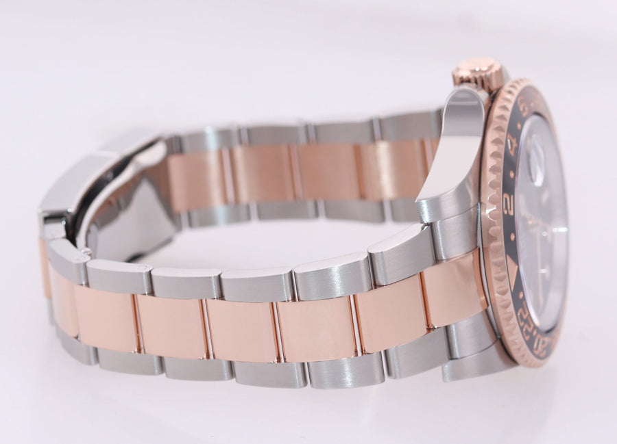 2025 NEW PAPERS Rolex GMT Master Root Beer Rose Gold 126711 CHNR Watch Box