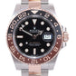 2024 NEW PAPERS Rolex GMT Master Two Tone Steel Root Beer Rose Gold 126711 Watch