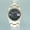 2022 MINT Rolex DateJust 36mm Wimbledon Stick 126234 Steel Oyster White Gold Watch