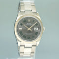 2022 MINT Rolex DateJust 36mm Wimbledon Stick 126234 Steel Oyster White Gold Watch