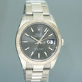2017 MINT PAPERS Rolex DateJust 41 Rhodium Stick Oyster Fluted 126334 Watch Box