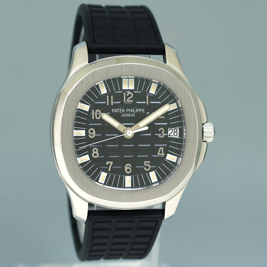 MINT PAPERS Patek Philippe Steel Aquanaut Black Rubber JUMBO 5065 38mm Watch Box