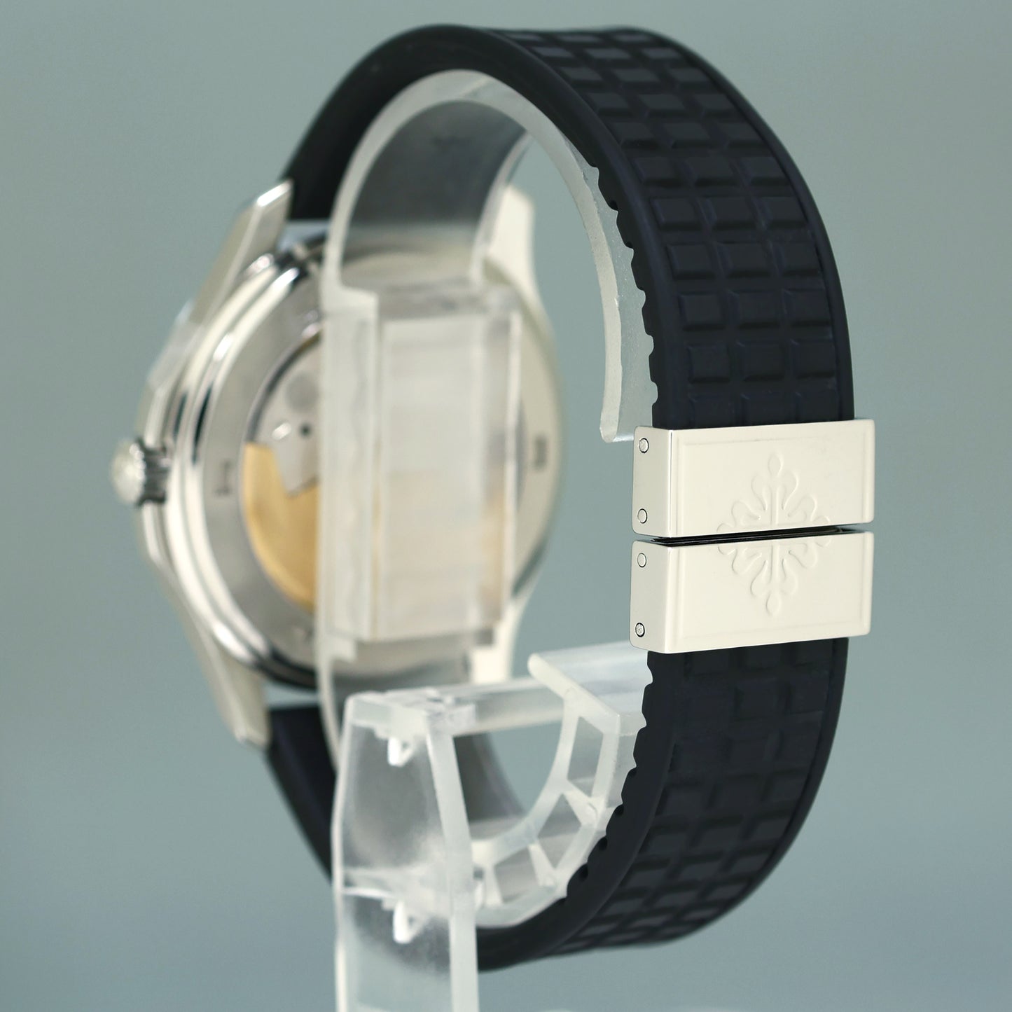 MINT PAPERS Patek Philippe Steel Aquanaut Black Rubber JUMBO 5065 38mm Watch Box