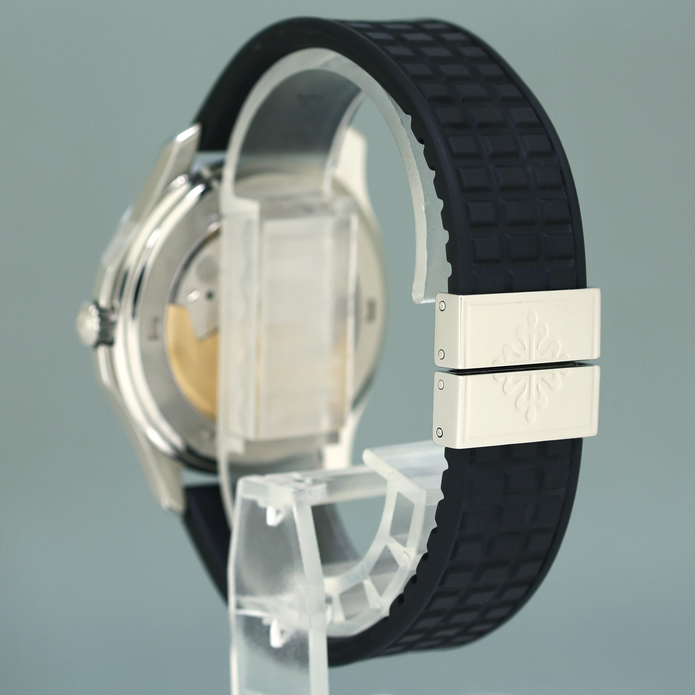 MINT PAPERS Patek Philippe Steel Aquanaut Black Rubber JUMBO 5065 38mm Watch Box