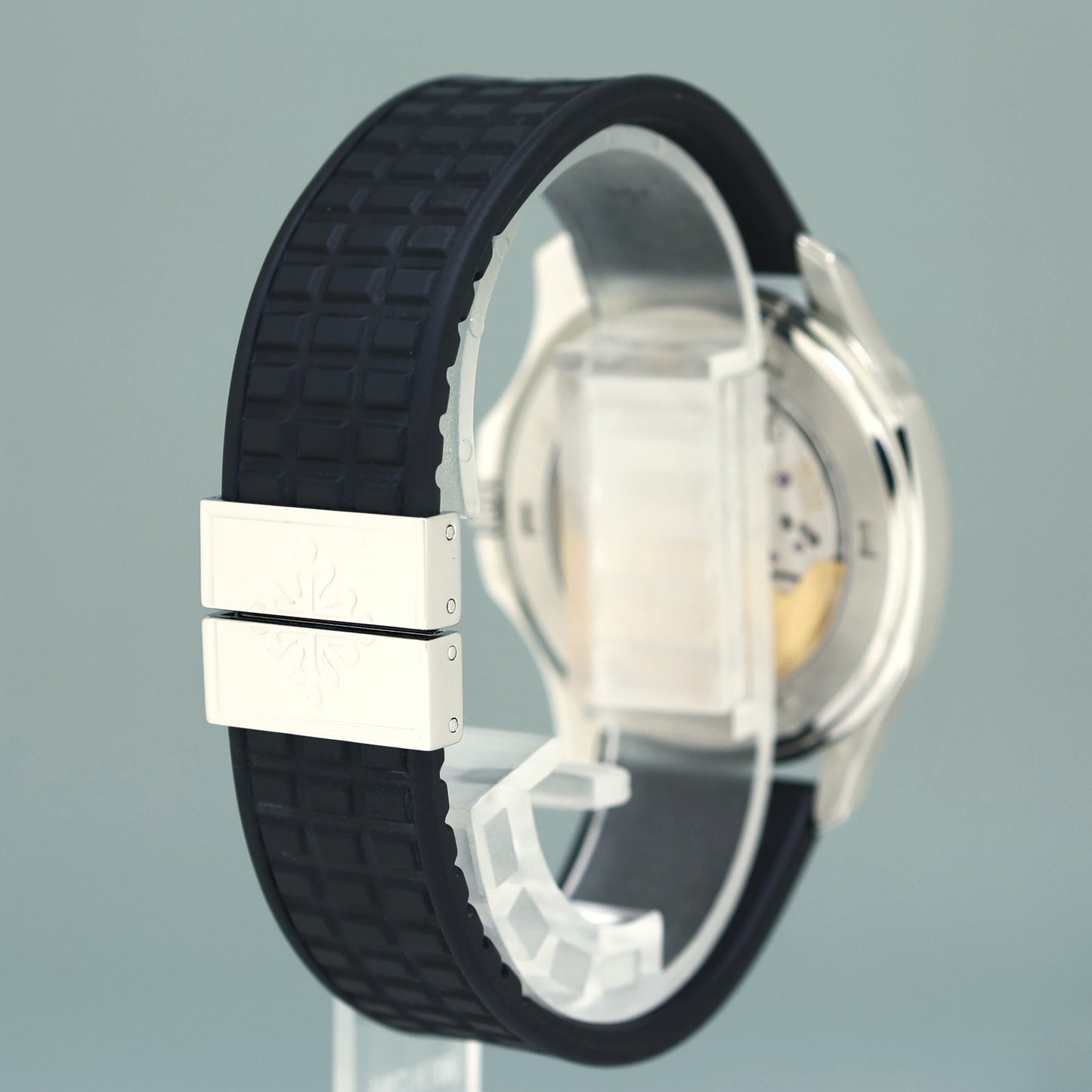 MINT PAPERS Patek Philippe Steel Aquanaut Black Rubber JUMBO 5065 38mm Watch Box