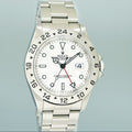 PAPERS 1999 MINT Rolex Explorer II White 16570 40mm Polar Swiss Only Watch Box