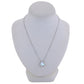 Van Cleef & Arpels 18k White Gold Alhambra Mother of Pearl Pendant 16" Necklace