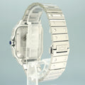 2025 NEW PAPERS Cartier Santos WSSA0062 Steel 4072 Green Dial 40mm Watch Box