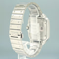 2025 NEW PAPERS Cartier Santos WSSA0062 Steel 4072 Green Dial 40mm Watch Box