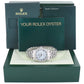 2001 MINT Rolex DateJust 16234 White Roman Dial Bezel Jubilee Band 36mm Watch