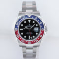 2022 MINT Rolex 126710 GMT Master PEPSI Blue Red Ceramic Oyster Watch Box