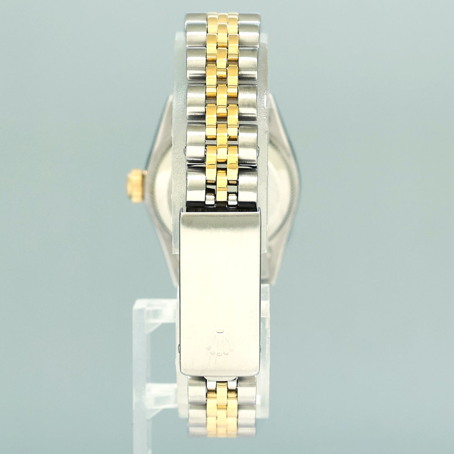 2004 Ladies Rolex Oyster Perpetual 24mm Silver 76193 Two Tone Yellow Gold Jubilee Watch