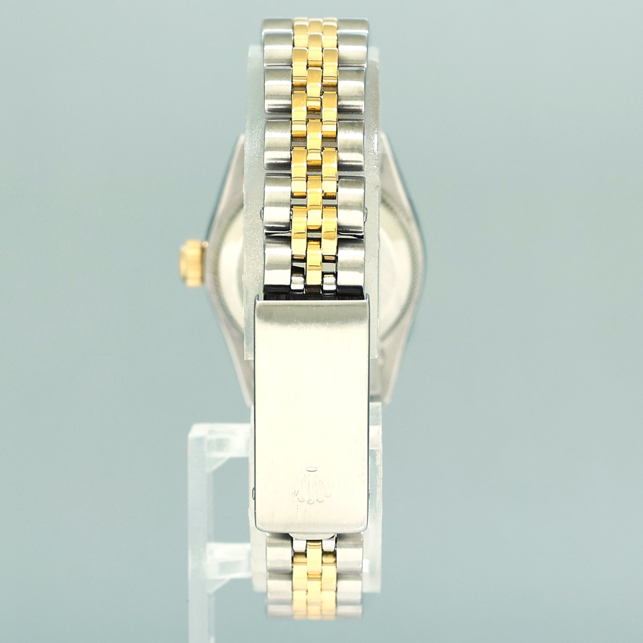 2004 Ladies Rolex Oyster Perpetual 24mm Silver 76193 Two Tone Yellow Gold Jubilee Watch