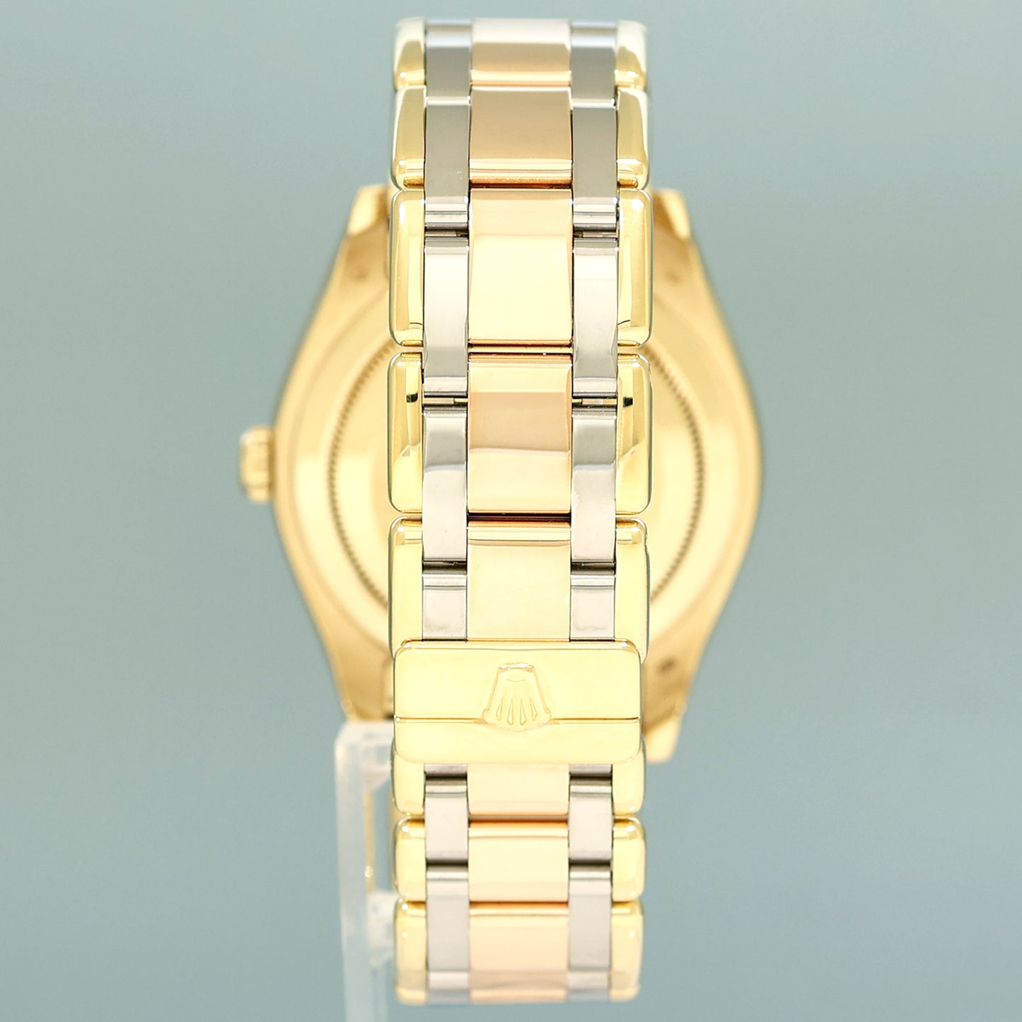 MINT Rolex Masterpiece Day Date 18948 Jubilee MOP Diamond Tridor Rose Gold Watch