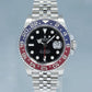 PAPERS 2024 NEW Rolex GMT Master PEPSI Red Blue Jubilee Ceramic 126710BLRO Watch