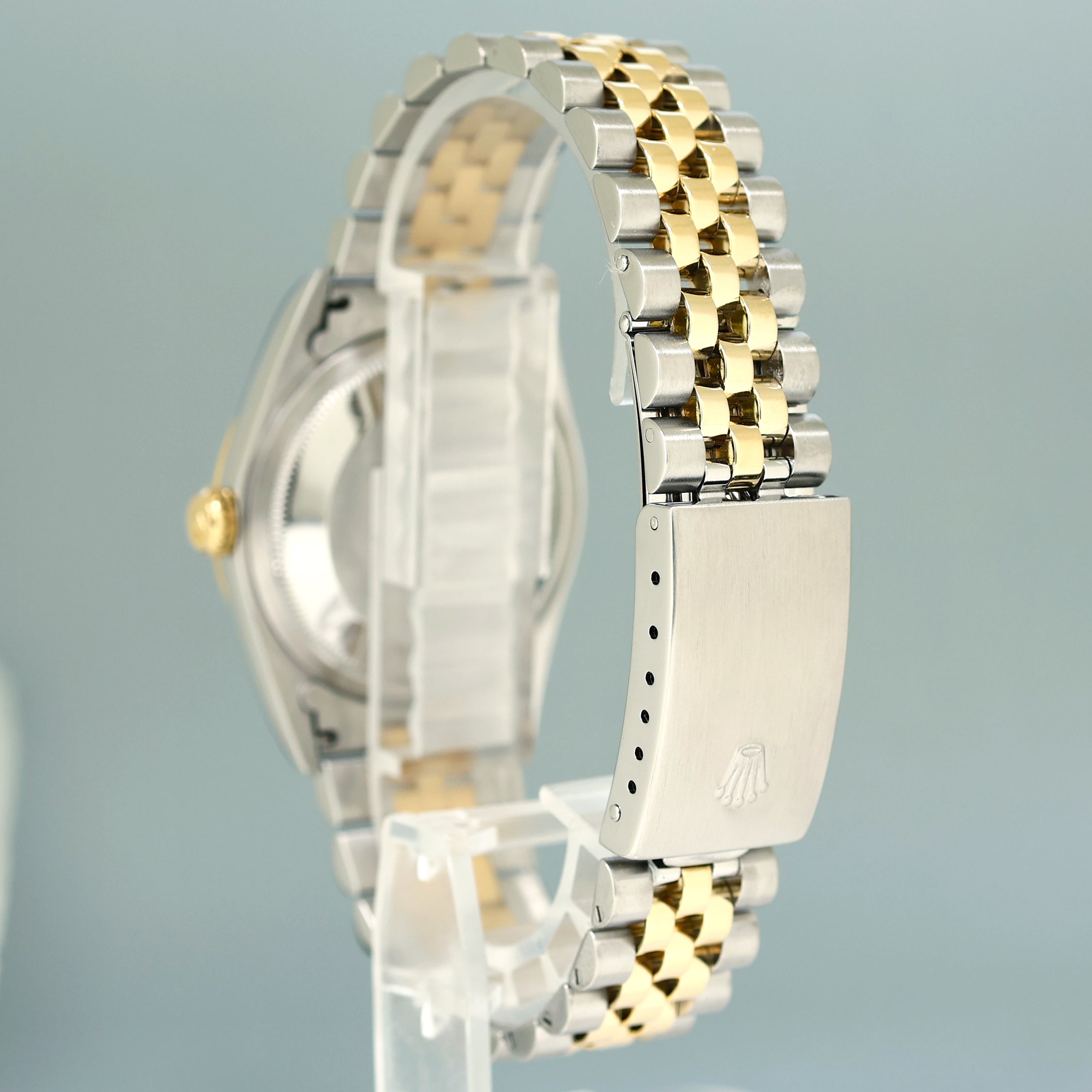 PAPERS MINT Rolex DateJust 36mm White Roman 16233 Two Tone Steel Jubilee Watch Box