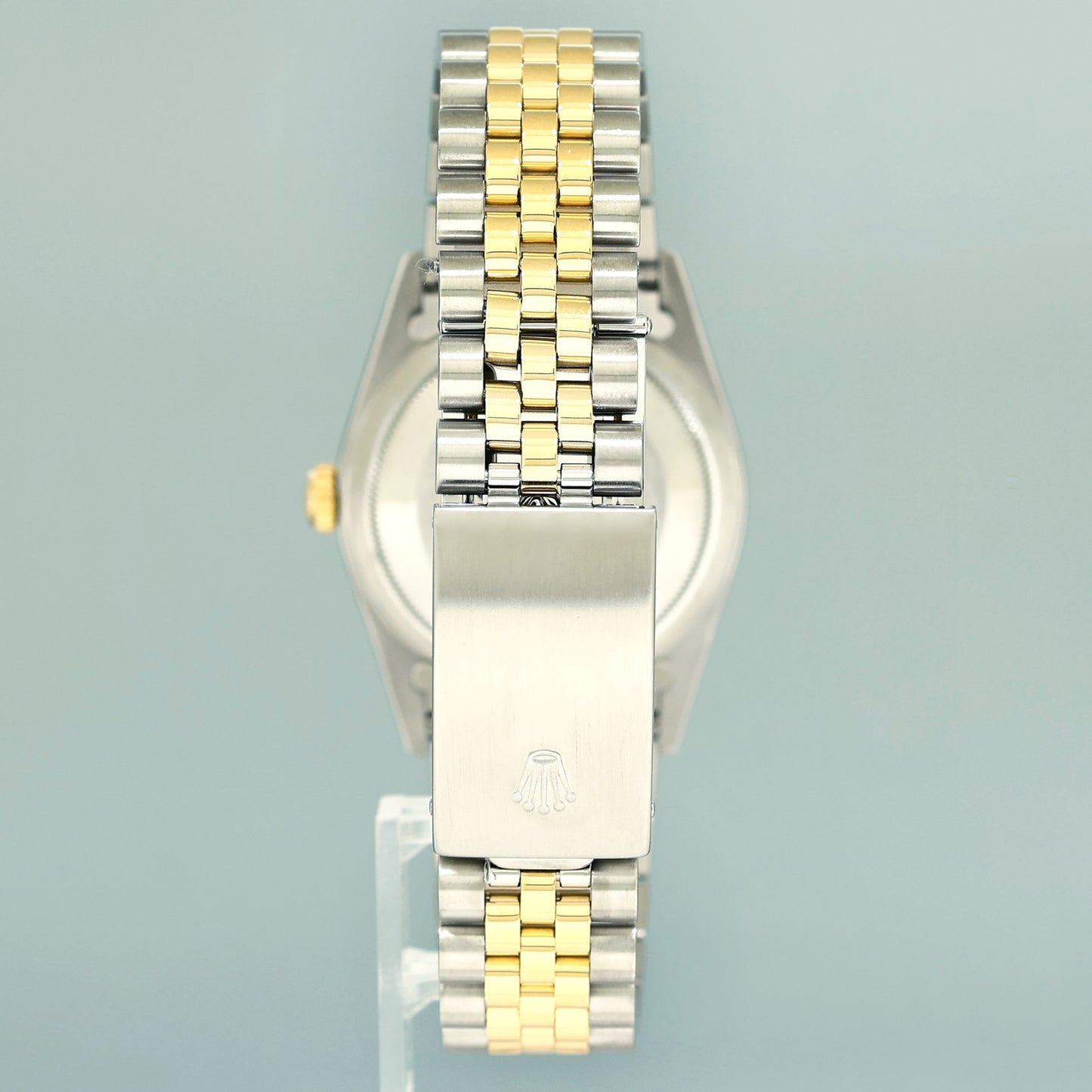 PAPERS MINT Rolex DateJust 36mm White Roman 16233 Two Tone Steel Jubilee Watch Box