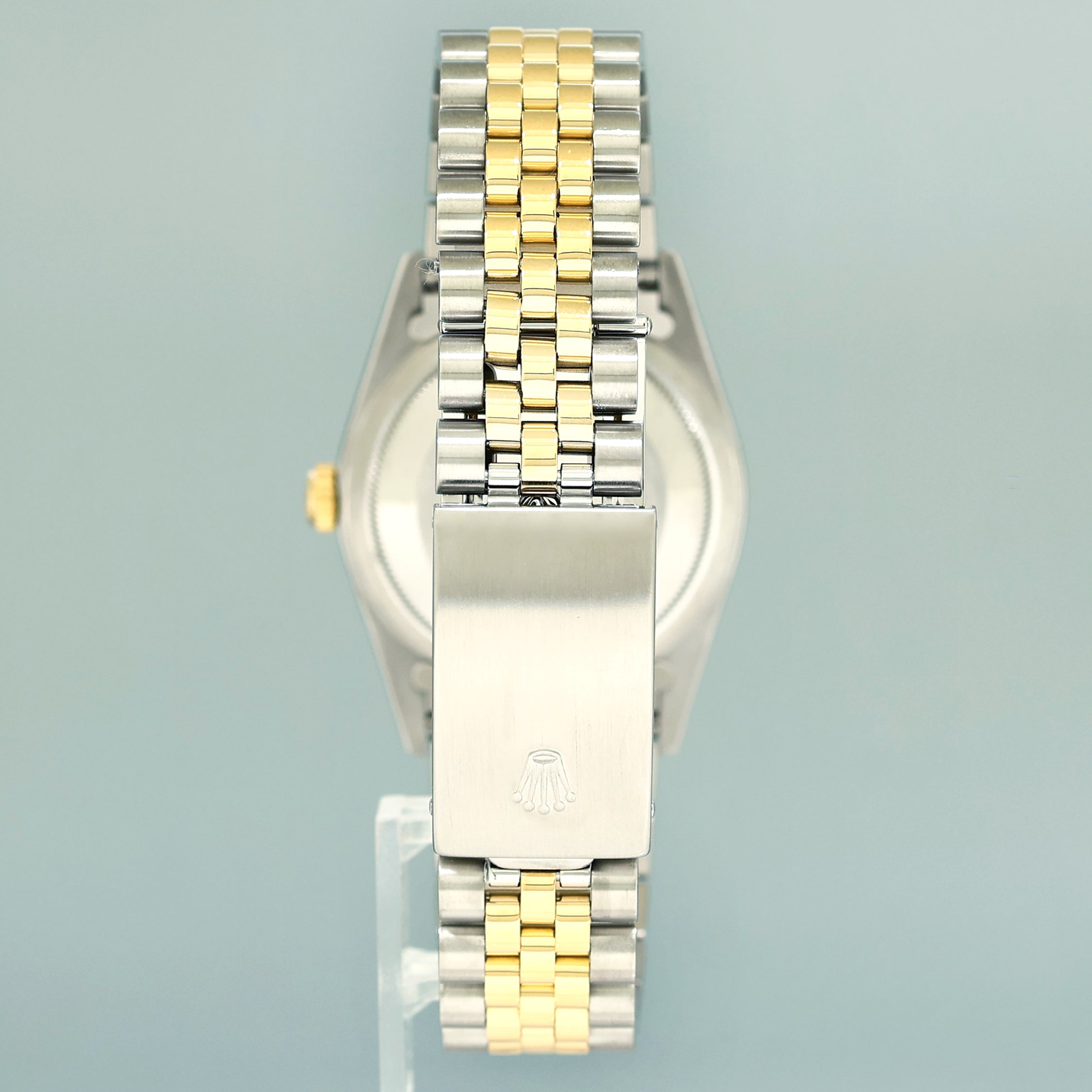 PAPERS MINT Rolex DateJust 36mm White Roman 16233 Two Tone Steel Jubilee Watch Box