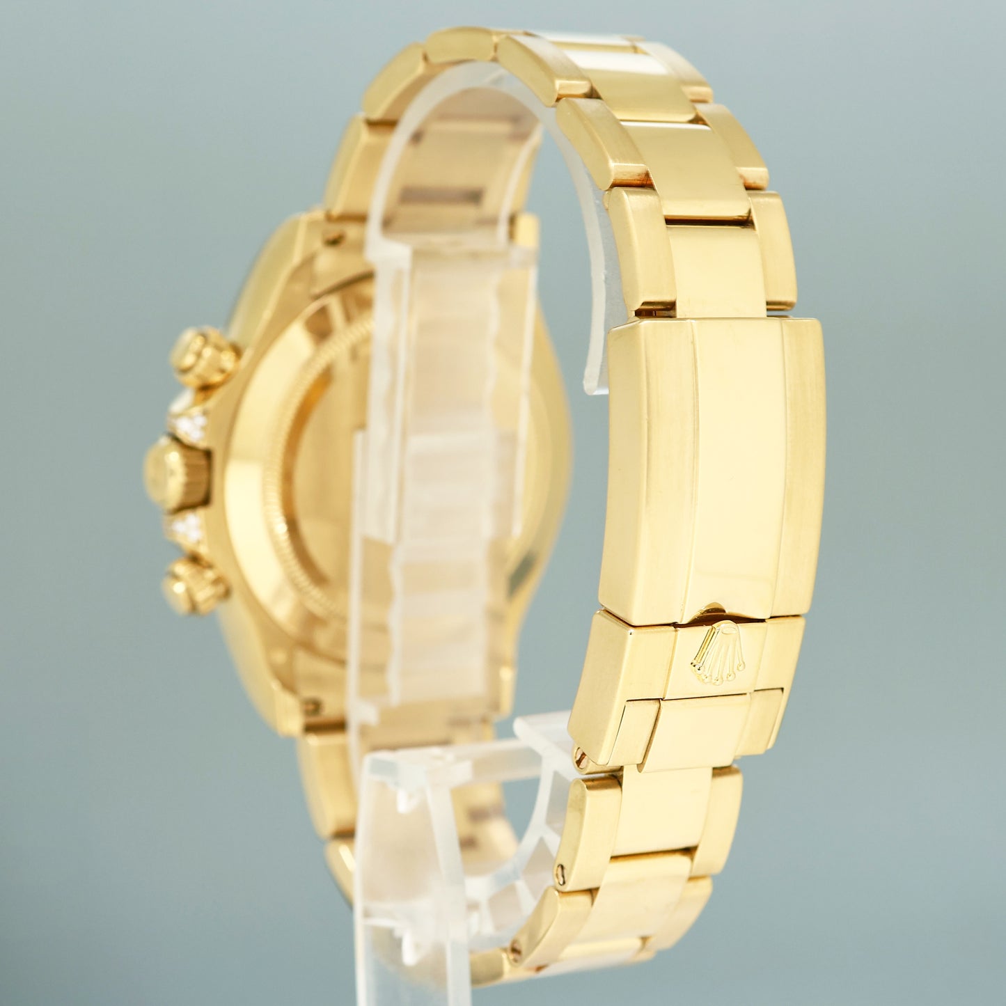 MINT Papers Rolex Daytona 116598RBOW Yellow Gold Rainbow Diamond Sapphire Watch Box