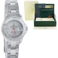 MINT Ladies Rolex Yacht-Master Steel 169622 29mm Platinum Watch Box