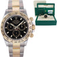 MINT PAPERS Rolex Daytona 40mm Cosmograph 116503 Black Two Tone Gold Watch