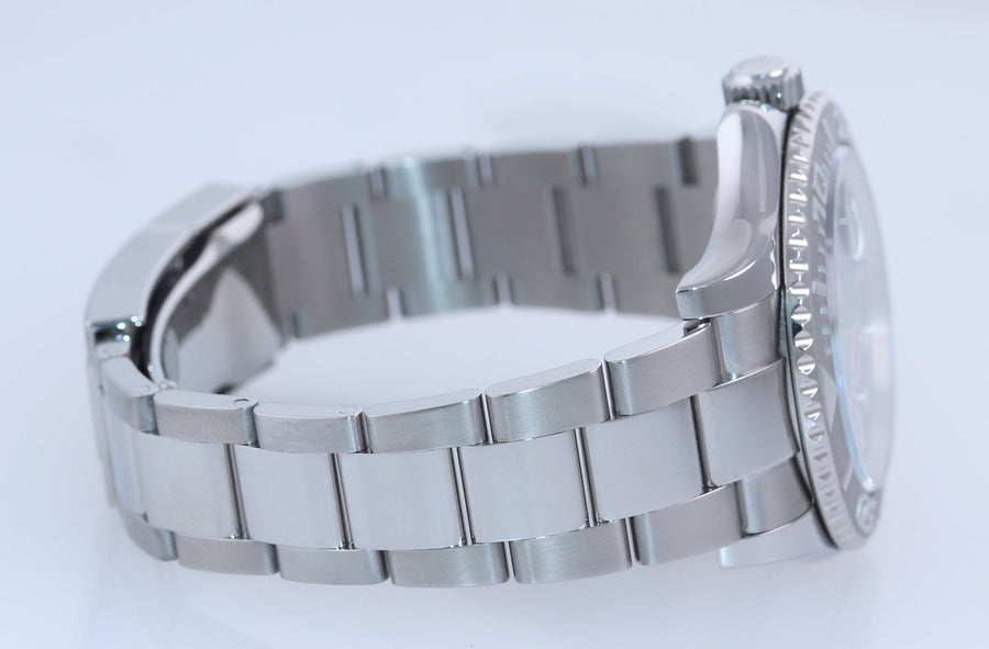 MINT 2016 PAPERS Rolex Yacht-Master 116622 Steel Platinum Blue 40mm Watch Box