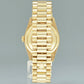 PAPERS Rolex President  String Sapphire Diamond Double Quick Yellow Gold Watch 18238