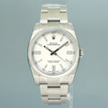 2018 MINT PAPERS Rolex 36mm Oyster Perpetual 116000 Rhodium Stick Steel Watch Box